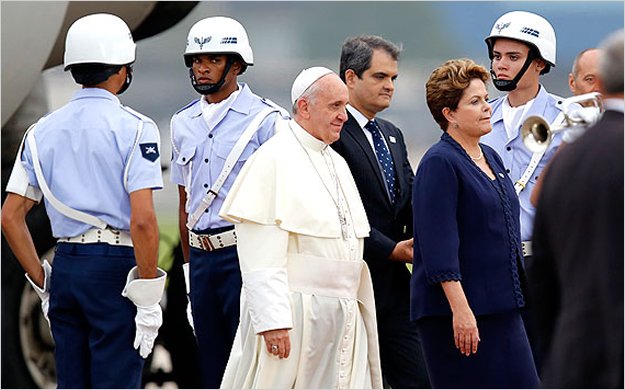 Brasil recibe al Papa Francisco en histÃ³rica gira por la Juventud
